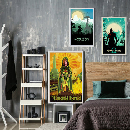 Emerald Herald Dark Souls Poster