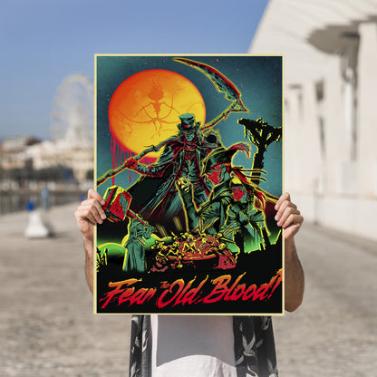 Fear The Old Blood Bloodborne Poster