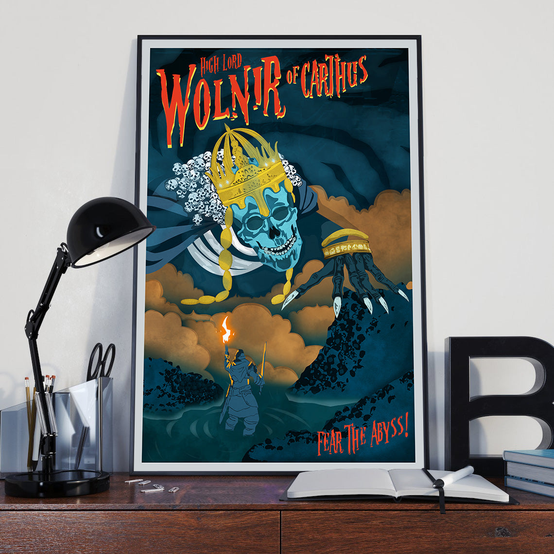 High Lord Wolnir Dark Souls Poster