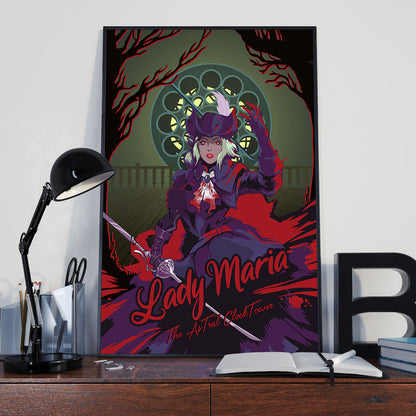 Lady Maria Bloodborne Poster