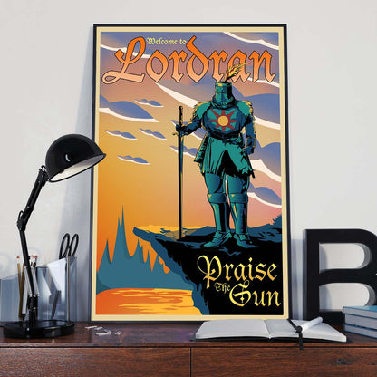 Lordran Dark Souls Poster