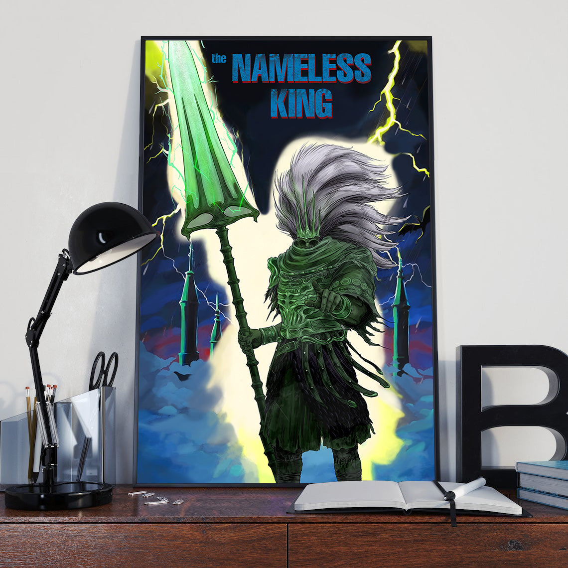 Nameless King Dark Souls Poster