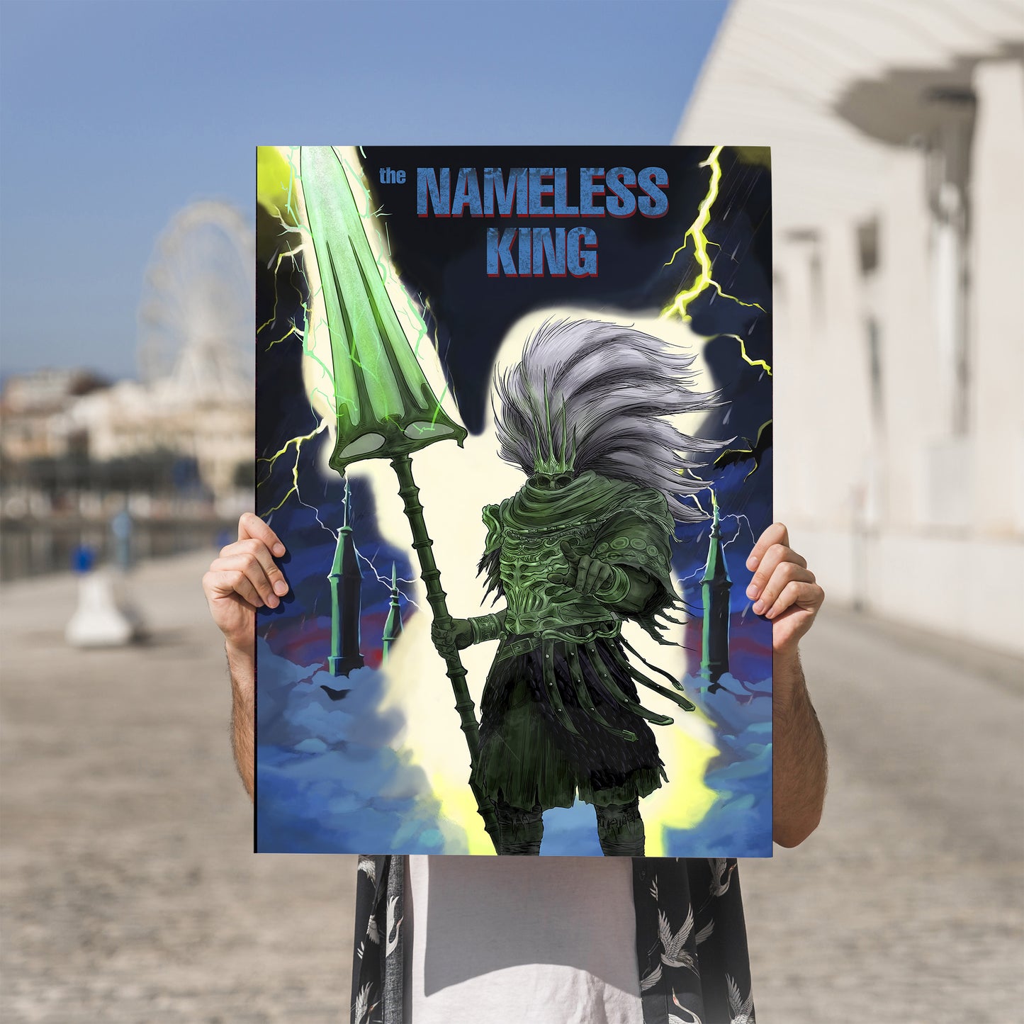 Nameless King Dark Souls Poster