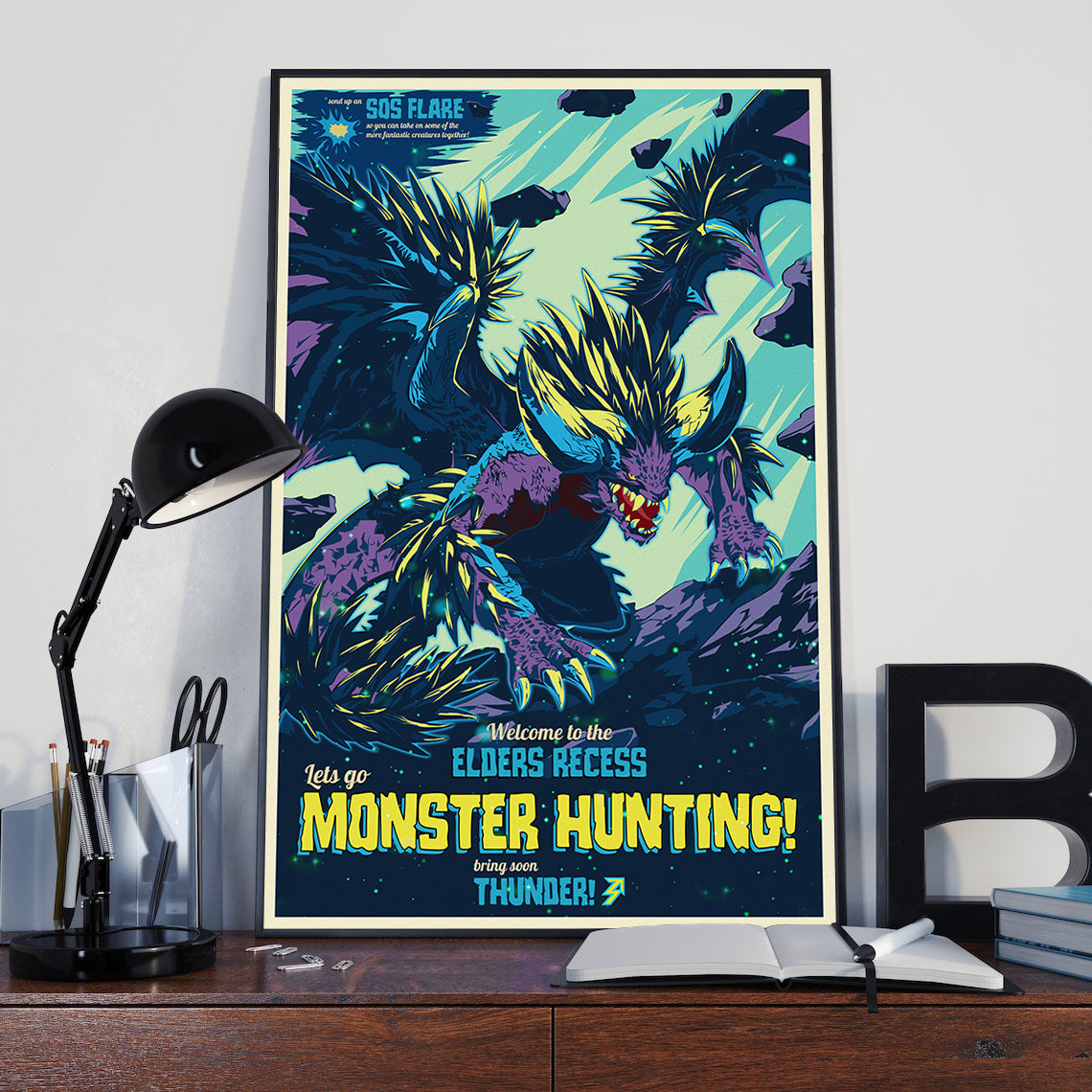 Nergigante Monster Hunter Poster