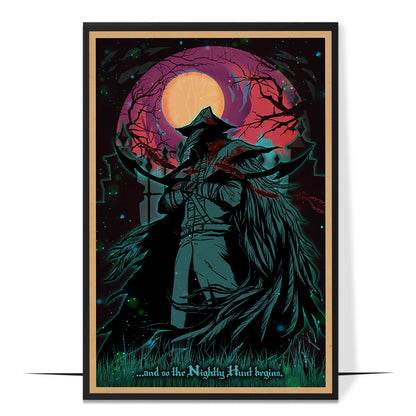 Nightly Hunt Bloodborne Poster