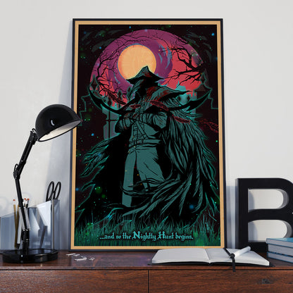 Nightly Hunt Bloodborne Poster