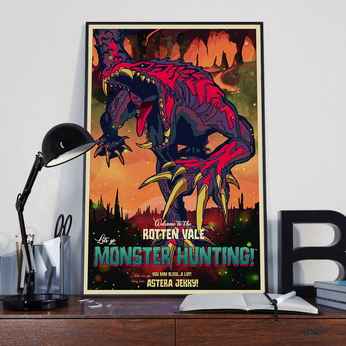 Odogaron Monster Hunter Poster