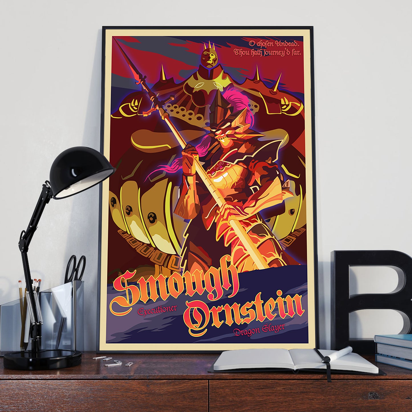 Dragon Slayer Dark Souls Poster