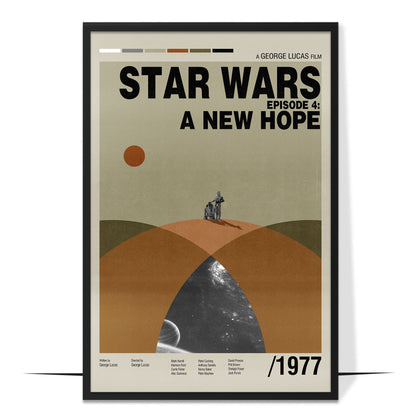 Star Wars A New Hope Movie Poster