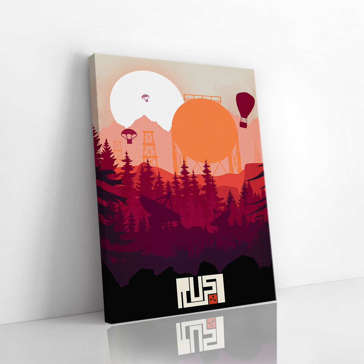 Sunset in Rust Poster